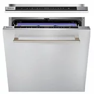 GlemGas 全嵌洗碗機 60cm 滑動門設計 GWQ7773R(跨區費另計)電壓 220V/60Hz 銀色