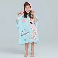 【ONEDER 旺達棉品】冰雪奇緣艾莎連帽浴巾 迪士尼純棉浴巾 斗篷浴巾 冰雪奇緣FZ-DD103