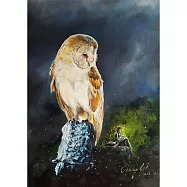 【玲廊滿藝】張懿-守護之翼91x65cm