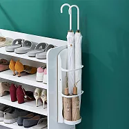 多功能可折疊壁掛雨傘收納架 雨傘架 雨傘瀝水架 瑜伽墊收納 多功能壁掛架