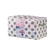 【E.dot】超值4入組無紡布透明可視棉被收納袋 圓點