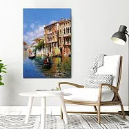 【御畫房】威尼斯之二 國家一級畫師手繪油畫60&times;90cm VF-98 (客製商品)