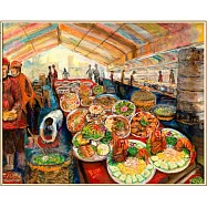 【玲廊滿藝】龔名俐-辦桌80x100cm