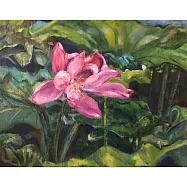 【玲廊滿藝】龔名俐-荷花31.5x41cm