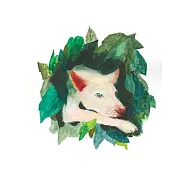 【玲廊滿藝】李喬煒-小白系列-草叢間38x26cm