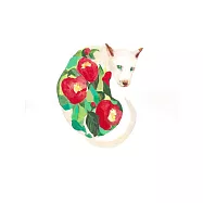 【玲廊滿藝】李喬煒-小白系列-海棠花38x26cm