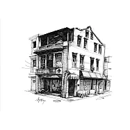 【玲廊滿藝】李曙初-赤峰街建築21x29.7cm