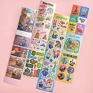 動物方城市 Zootopia 長條貼紙組 (4張入)
