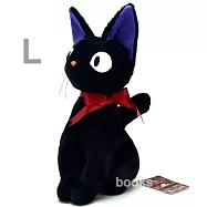 日本宮崎駿魔女宅急便【吉吉黑貓】絨毛玩偶L號