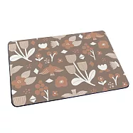 【自創系列】軟式珪藻土吸水地墊 北歐風 珪藻土 地墊 (60*40*0.5cm) 奶咖復古