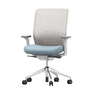Vitra ID Mesh 全能網格辦公椅 (淺灰椅背 x 冰灰藍座墊)