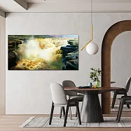 【御畫房】黃河頌 國家一級畫師手繪油畫60&times;120cm VF-147 (客製商品)