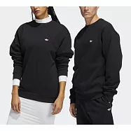 Adidas H Shmoo Crew [HK9868] 男女 長袖上衣 大學T 運動 休閒 重磅 舒適 黑 M 黑