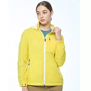 【荒野wildland】女輕量天鵝絨防風保暖外套鵝黃 S 鵝黃