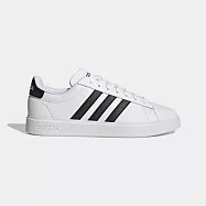 Adidas Grand Court 2.0 [GW9195] 男女 休閒鞋 運動 復古 簡約 基本款 日常 穿搭 白黑 23.5cm 白