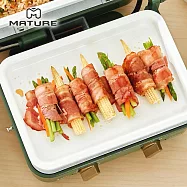 MATURE美萃 陶瓷平盤(夾心陶瓷爐專用) 白色