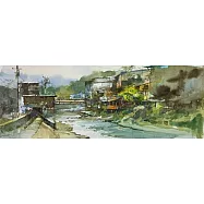 【玲廊滿藝】張宏彬-雙溪老街19.5x53cm