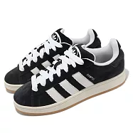 adidas 休閒鞋 Campus 00s 黑 白 麂皮 男鞋 經典 鋸齒三線 三葉草 愛迪達 HQ8708 28cm BLACK/WHITE