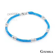 GIUMKA五路財神手鍊925純銀蠶絲蠟繩手繩新春開運招財推薦 單個價格 MHS05016 16 A款藍色約16CM