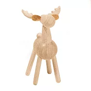 《Philippi》櫸木麋鹿擺飾 | 療癒小物 裝飾品 家飾 - 16.5cm
