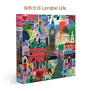eeBoo 1000片拼圖 - 倫敦生活 London Life 1000 Piece Puzzle