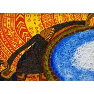 【玲廊滿藝】 斐寧-彩色的人生23x32cm