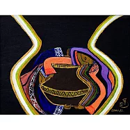 【玲廊滿藝】 斐寧-水變美酒30x41cm