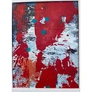 【玲廊滿藝】林錦屏-紅與藍26x33cm