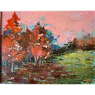【玲廊滿藝】林錦屏-秋色51x68cm