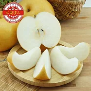 水果達人 16A梨山黃金爆漿雪梨6顆裝x1盒(560-620g/顆)(年節送禮 春節禮盒)