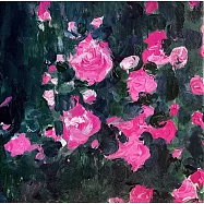 【玲廊滿藝】李喬煒-玫瑰園20x20cm