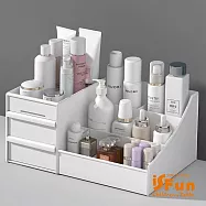 【iSFun】三層抽屜式*桌上化妝品文具飾品收納盒