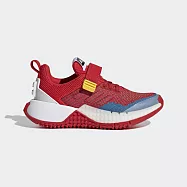 Adidas LEGO Sport Pro EL K [GW3015] 中童 慢跑鞋 運動 樂高 聯名款 魔鬼氈 紅 白 17.5 紅/白