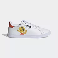 Adidas Courtpoint Base [GZ5343] 女 休閒鞋 經典 簡約 辛普森家庭 皮革 愛迪達 白 24.5cm 白/黃