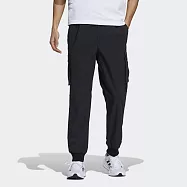 Adidas M Prsve Wvn Pt [H39859] 男 長褲 運動 休閒 寬鬆 工裝 大口袋 亞洲版 黑