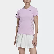 Adidas Tennis Club [HN6195] 女 短袖 上衣 運動 網球 比賽 亞洲版 吸濕 排汗 透氣 淺紫