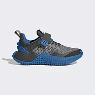 Adidas LEGO Sport Pro EL K [GW3977] 中童 慢跑鞋 運動 樂高 聯名款 魔鬼氈 灰 藍 17.5 灰/藍