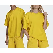 Adidas C Tee [HC8594] 男女 短袖上衣 T恤 經典 休閒 國際版 寬鬆 重磅 實穿 百搭 有機棉 黃 S 黃