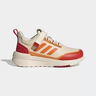 Adidas LEGO Racer TR EL K [GW4000] 中童 慢跑鞋 運動 休閒 樂高 魔鬼氈 米紅橘 21 米/紅