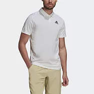 Adidas H.rdy Polo [HC2714] 男 Polo衫 短袖 上衣 運動休閒 網球 柔軟 涼感 愛迪達 白