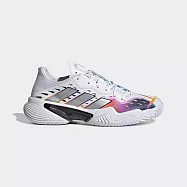 Adidas Barricade W [GW3817] 女 網球鞋 運動 訓練 硬地球場 支撐 避震 穩定 白銀 彩 25cm 白/銀