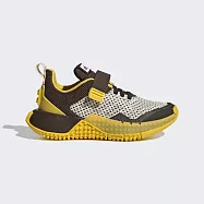 Adidas LEGO Sport Pro EL K [GW3978] 中童 慢跑鞋 運動 樂高 聯名款 魔鬼氈 咖啡黃 16.5 棕/黃