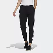 Adidas FI W PT DK RLX [H09691] 女 長褲 運動 訓練 休閒 亞洲版 拉鍊口袋 棉質 黑白