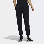 Adidas FI W PT DK RLX [H09688] 女 長褲 運動 訓練 休閒 亞洲版 拉鍊口袋 棉質 黑