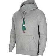 Nike As M Nk Sb Gfx Fleece 1 [DJ3677-063] 男 連帽 長袖 聖誕樹 微刷毛 灰 L 灰/綠