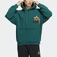 Adidas Mc Hoody [HS7286] 男 連帽上衣 帽T 運動 休閒 大學風 棉質 簡約 舒適 國際版 綠 L 綠