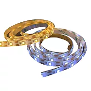 【JP嚴選-捷仕特】3入組-白光/黃光LED黏貼式軟燈條-100cm(USB款多功能裝飾燈) 3入組-黃光