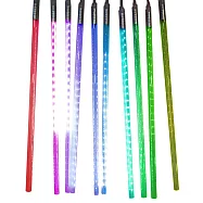 【JP嚴選-捷仕特】雙面LED流星造景氣氛燈50cm-10支/組 星空藍