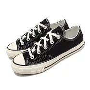 Converse 休閒鞋 Chuck 70 Low 穿搭 童鞋 基本款 三星黑標 帆布鞋 中童 黑 米白 368986C 19.5cm BLACK/BEIGE