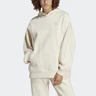 Adidas Ess Hoodie [IC5243] 女 連帽上衣 帽T 運動 休閒 棉質 舒適 簡約 亞洲版 米 XL 米
